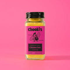 Chooki's Vinegar Chicken Salt 100g glass shaker bottle