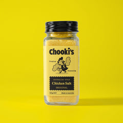 Chooki's Original Chicken Salt 100g glass shaker bottle