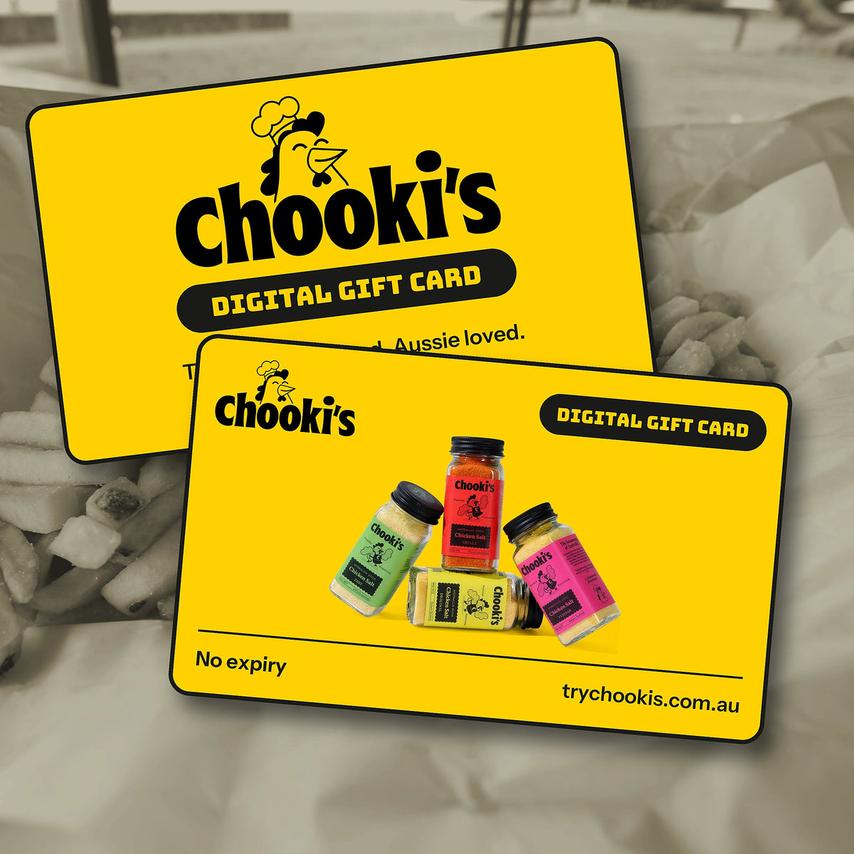 Chooki's digital gift card
