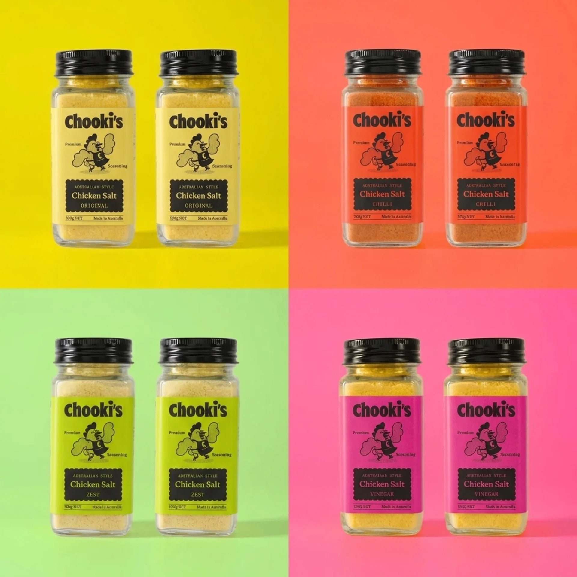 Chooki's International Chicken Salt Collection — Ships Worldwide